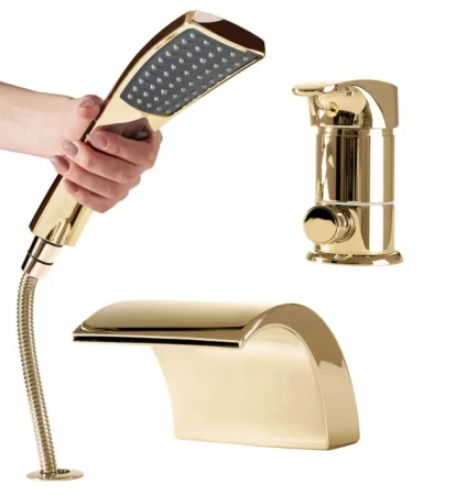 Смеситель на борт ванны Rea Riven REA-B0497 