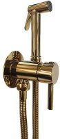 Гигиенический душ со смесителем Paffoni Tweet Round ZDUP110HG Золото