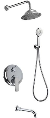 Душевая система Bronze de Luxe Pure A800/9143-3 Хром 
