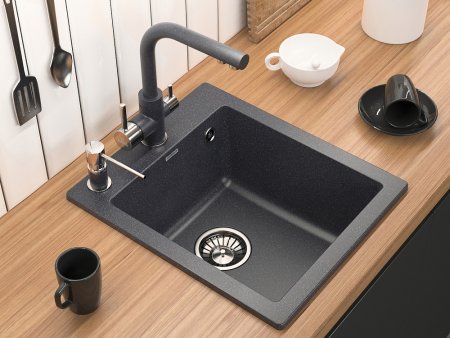 Дозатор Paulmark Kraft D003-418 черный металлик 