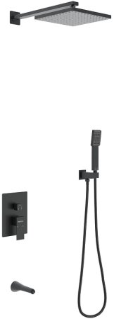 Душевая система Berges Nardis 3S Black 071006 Черная матовая 