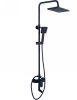 Душевая система Bond B01-9488 Черная матовая