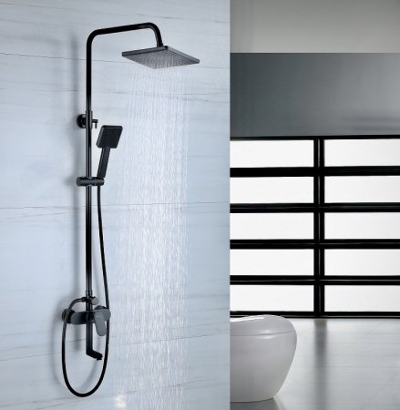 Душевая система Bond B01-9488 Черная матовая 