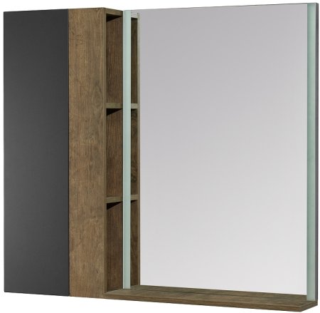 Подвесной шкаф Aquaton Терра 35 1A247103TEKA0 Дуб кантри Антрацит 