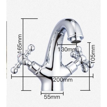 Смеситель для раковина Gappo G1089-4 бронза 