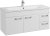 Тумба под раковину Aquaton Диор 120 1A110601DR010 подвесная Белая 