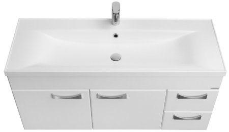 Тумба под раковину Aquaton Диор 120 1A110601DR010 подвесная Белая 