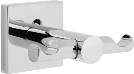 Двойной крючок для ванной FIXSEN LUX CHROME FX-15005A, хром 