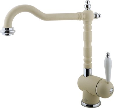 Смеситель для кухонной мойки Timo Morea 2406F champagne 