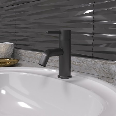 Смеситель для раковины Paini Cox 78PZ211 Черный матовый 