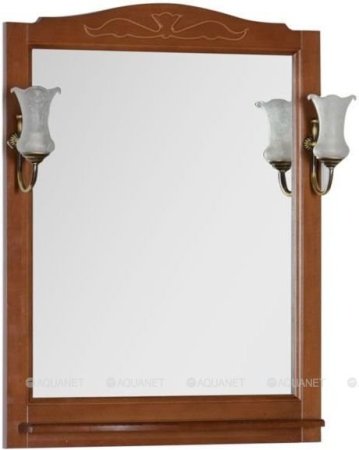 Зеркало Aquanet Амелия 80 орех 