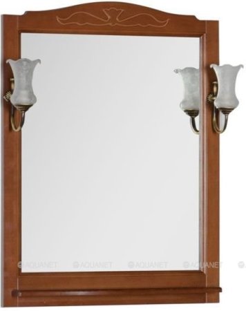 Зеркало Aquanet Амелия 80 орех 