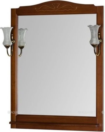 Зеркало Aquanet Амелия 80 орех 