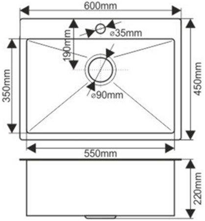 Кухонная мойка Melana Profline D6045HC Бронза 