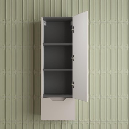 Пенал подвесной Style Line  "Остин" 360 см 1 ящик крем эмаль PLUS 