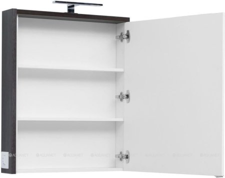 Зеркало-шкаф Aquanet Фостер 70 эвкалипт мистери/белый 