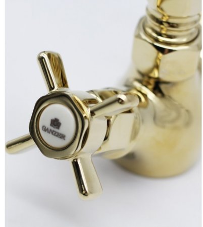 Cмеситель для раковины GANZER OTTO GZ15013-E GOLD 