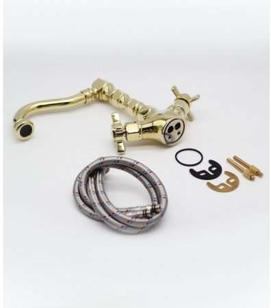 Cмеситель для раковины GANZER OTTO GZ15013-E GOLD 