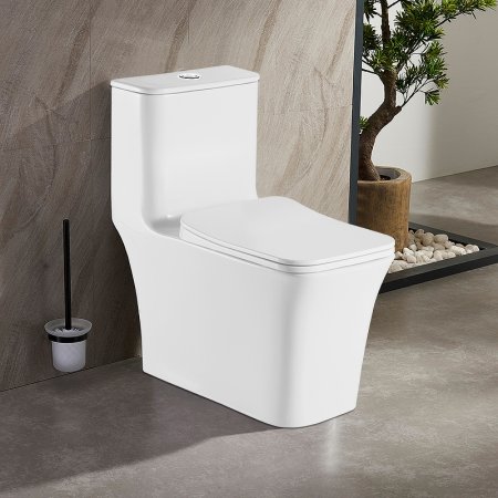 Унитаз моноблок Azario Gressa AZ-1111 с бачком и сиденьем Микролифт 