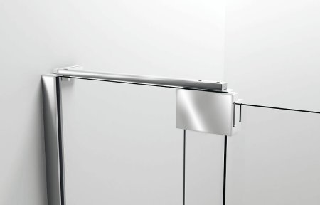 Душевая дверь Vincea Extra 90 VDP-1E8090CLB профиль Черный стекло прозрачное 