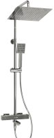 Душевая система WasserKRAFT A199.118.141.010.CH Thermo с термостатом Хром