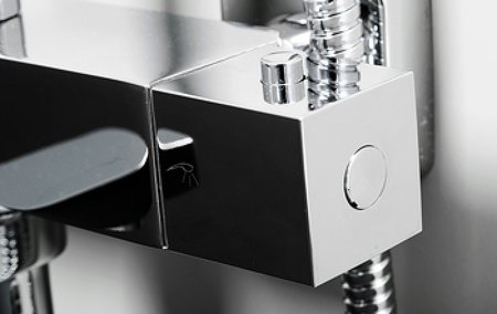 Душевая система WasserKRAFT A199.118.141.010.CH Thermo с термостатом Хром 