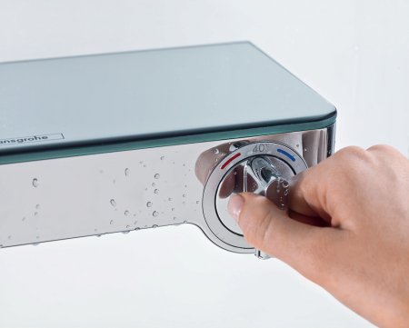 Термостат Hansgrohe Ecostat Select 13151000 для ванны с душем + душевой гарнитур 