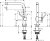 Смеситель Hansgrohe Talis M54 72840000 для кухонной мойки, хром 