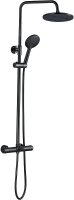 Душевая система Boch Mann Oglio B TS BM9649 с термостатом Черная