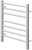 Электрический полотенцесушитель Point Веста PN70756W П7 500x600 диммер слева Белый 