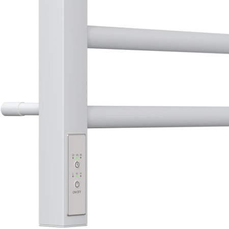 Электрический полотенцесушитель Point Веста PN70756W П7 500x600 диммер слева Белый 