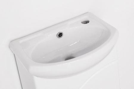 Тумба под раковину Style Line Эко Волна 2 Азов 40 Белый глянец 