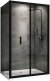Душевой уголок Abber Sonnenstrand 90x70 AG07090B-S70B профиль Черный стекло прозрачное 