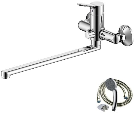 Смеситель для ванны Olive's Ibiza 19221IB универсальный Хром 