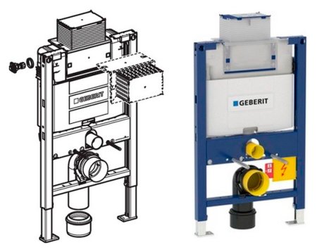 Система инсталляции для унитазов Geberit Omega 12 111.003.00.1 