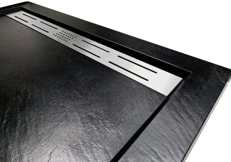Душевой поддон из искусственного камня WeltWasser WW TRS 10090 STONE-BL 100x90 10000005450 Черный 