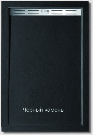 Душевой поддон из искусственного камня WeltWasser WW TRS 10090 STONE-BL 100x90 10000005450 Черный 