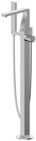 Смеситель для ванны напольный Bravat Arc F66061C-B3-ENG, хром 