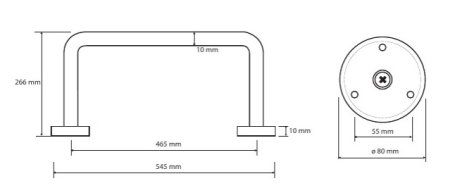 Поручень Bemeta Help program 301102122 