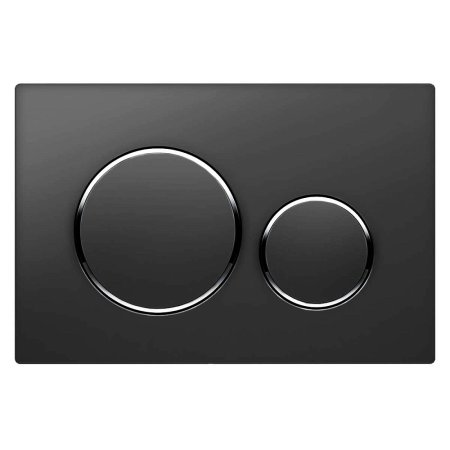 Кнопка смыва Vincea VFP-005MB черная матовая 