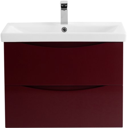 Тумба с раковиной BelBagno MARINO-CER-700-2C-SO-BRDL-P Bordo Lucido 