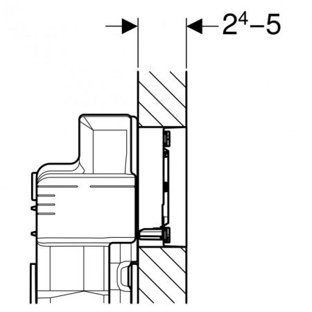 Кнопка смыва Geberit Sigma 60 115.640.SI.1 