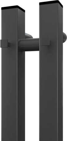 Полотенцесушитель электрический Point Гермес PN13812GB П3 80x1200 диммер справа, графит блеск 