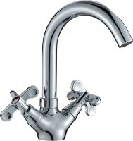 Смеситель для раковины Rossinka RS42-62 Хром