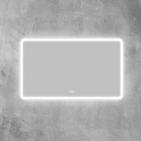 Зеркало BelBagno Marino 100 SPC-MAR-1000-600-LED-TCH-WARM с подсветкой с подогревом с сенсорным выключателем 