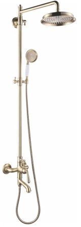 Душевая система Rose R0236Q, бронза 