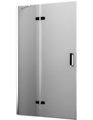 Душевая дверь в нишу WasserKRAFT Aller 10H05LB black matt, 120 см 