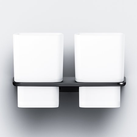 Стакан для зубных щеток AM.PM Inspire V2.0 A50A343422 двойной Черный матовый 