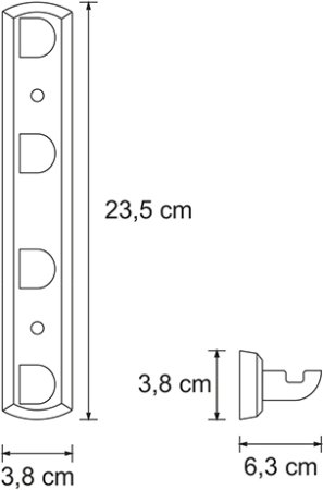 Крючок WasserKRAFT Kammel K-8374WHITE 