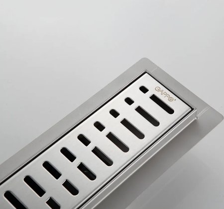 Душевой лоток Gappo G83007-3 с решеткой Сатин 